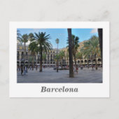 Plaza Real Postkarte (Vorderseite)