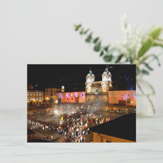 Plaza San Francisco Card (Stehend Vorderseite)