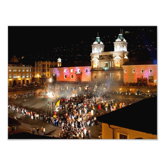 Plaza San Francisco Fotodruck (Vorne)