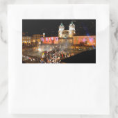 Plaza San Francisco Rechteckiger Aufkleber (Tasche)