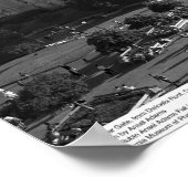 Plaza, Sathertor von Dwinelle Roof, 1966 Poster (Ecke)