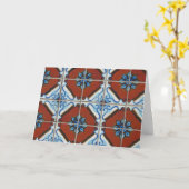 Plaza Tile Detail Geburtstag Karte (Gelbe Blume)