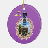 Plaza Uhr, Foley Alabama Lila Shade Keramik Ornament (Links)