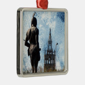 Plaza View Ornament Aus Metall (Rechts)