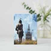 Plaza View Postkarte (Stehend Vorderseite)