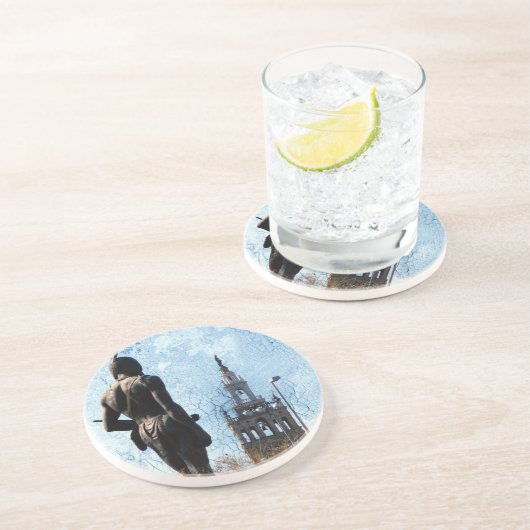 Plaza View Untersetzer (Seite)