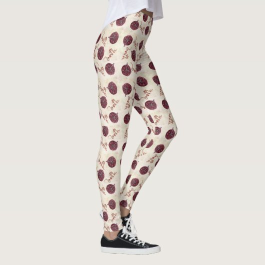 Plazenta BIRTH Leggings - Hebamme, Doula, einzigar (Rechts)