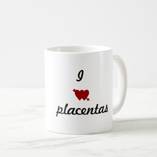 Plazenta-Tasse Kaffeetasse (VorderseiteRechts)