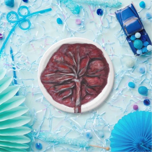 Plazentaplatte, Babyparty, Weise segnend Pappteller (Party)