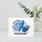 PLC für Kindmissbrauch Postkarte (Stehend Vorderseite)