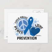 PLC für Kindmissbrauch Postkarte (Vorne/Hinten)