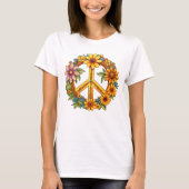 Pleace Signage Blütenharmonie T-Shirt (Vorderseite)