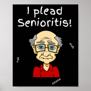 Plead Senioristis. Alte Seniorin Frauen altern Alz Poster