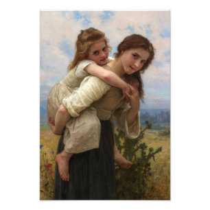 Pleasant Burden von William Adolphe Bouguereau Fotodruck