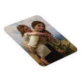 Pleasant Burden von William Adolphe Bouguereau Magnet (Rechte Seite)