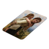Pleasant Burden von William Adolphe Bouguereau Magnet (Linke Seite)