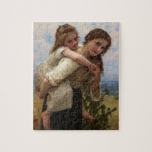 Pleasant Burden von William Adolphe Bouguereau Puzzle (Vertikal)