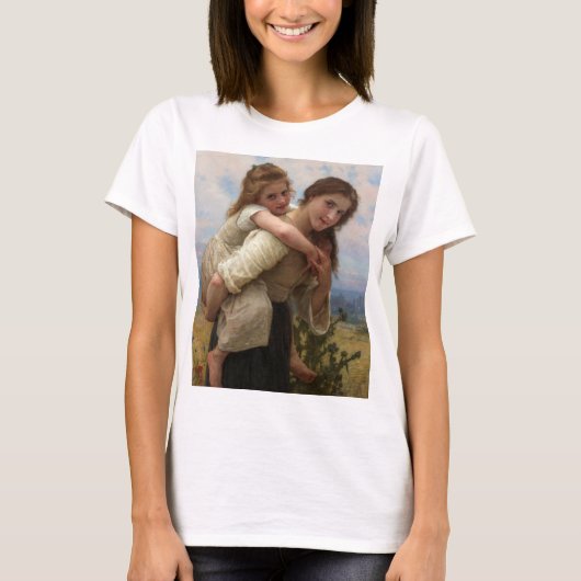 Pleasant Burden von William Adolphe Bouguereau T-Shirt (Vorderseite)