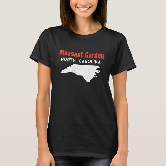 Pleasant Garden North Carolina USA State America T T-Shirt (Vorderseite)