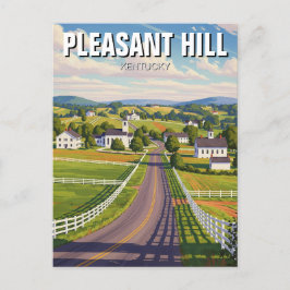 Pleasant Hill Shaker Village Kentucky Travel Postkarte