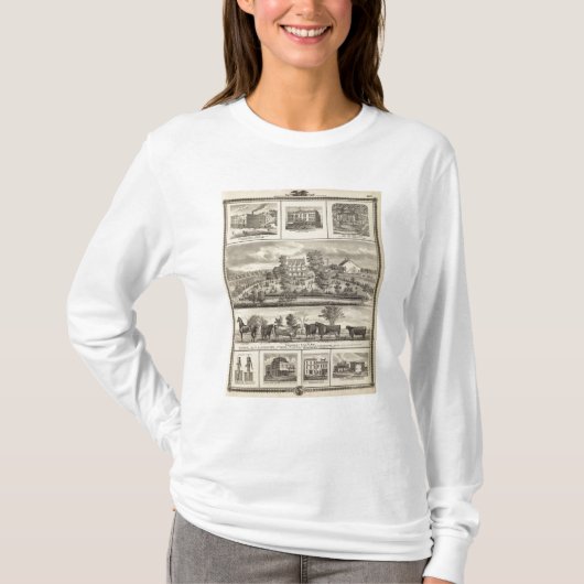 Pleasant- Hillbauernhofgbd in Decorah T-Shirt (Vorderseite)