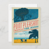 Pleasant, NJ Postkarte (Vorne/Hinten)