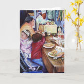 Pleasant Picnic, Mexico Grußkarte Karte (Gelbe Blume)