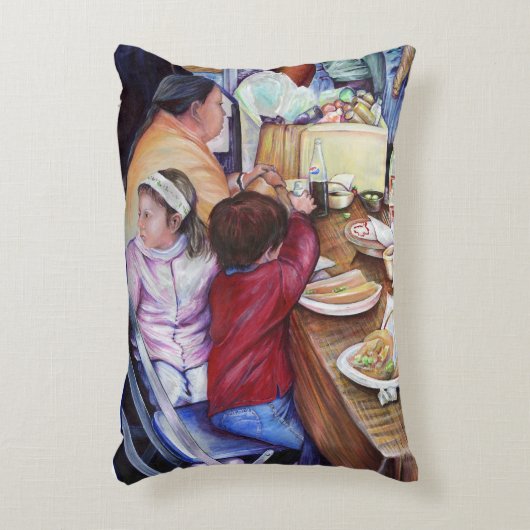 Pleasant Picnic, Mexiko Dekokissen (Vorderseite(Vertikal))