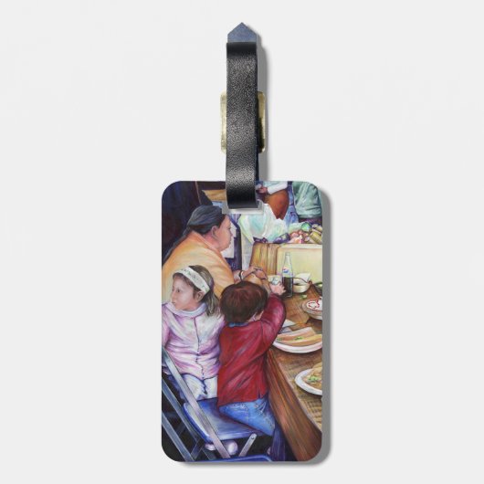 Pleasant Picnic, Mexiko Gepäckanhänger (Rückseite vertikal)