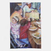 Pleasant Picnic, Mexiko Geschirrtuch (Vertikal)