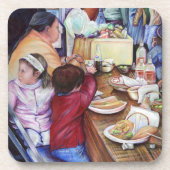 Pleasant Picnic, Mexiko Getränkeuntersetzer (Vorderseite)