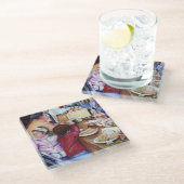 Pleasant Picnic, Mexiko Glasuntersetzer (Schrägansicht)