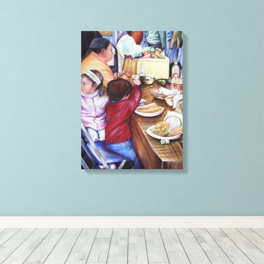 Pleasant Picnic, Mexiko Leinwanddruck (Insitu (Holzboden))