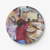 Pleasant Picnic, Mexiko Pappteller (Vorderseite)