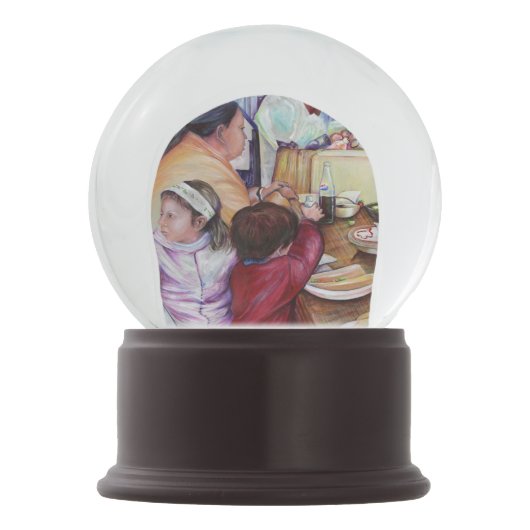 Pleasant Picnic, Mexiko Schneekugel (Rückseite)