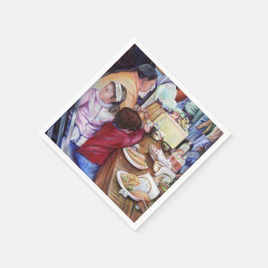 Pleasant Picnic, Mexiko Serviette (Ecke)