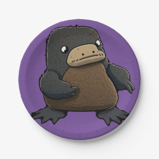 Pleasant Platypus Pappteller