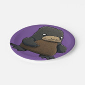Pleasant Platypus Pappteller (Schrägansicht)
