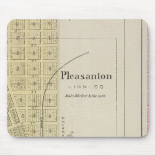 Pleasanton, Mapleton und Hammond, Kansas Mousepad