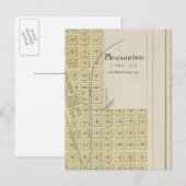 Pleasanton, Mapleton und Hammond, Kansas Postkarte (Vorne/Hinten)