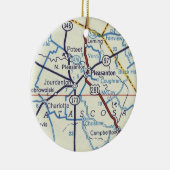 Pleasanton Texas Christmas Ornament (Rechts)