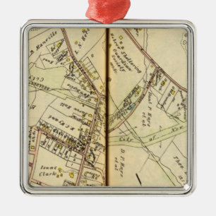 Pleasantville, New York Silbernes Ornament