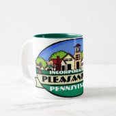 Pleasantville Pennsylvania Tasse (Vorderseite Links)