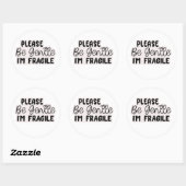 "Please Be Gentle I'm Fragile" Stickers | Cute (Blatt)