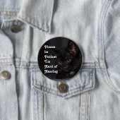 Please be patient I'm hard of hearing badge Button (Beispiel)