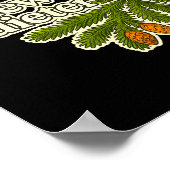 Please Chew Quieter Bird Nature, Birding Joke, Nat Poster (Ecke)