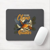 Please Chew Quieter Funny Bird Nature  Mousepad (Mit Mouse)
