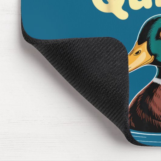Please Chew Quieter Funny Introvert Funny Duck Lov Mousepad (Ecke)