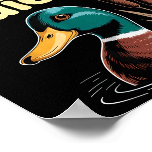 Please Chew Quieter Funny Introvert Funny Duck Lov Poster (Ecke)