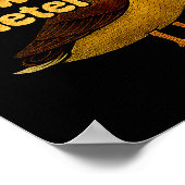 Please Chew Quieter Sarcastic Animal Quote Quirky  Poster (Ecke)